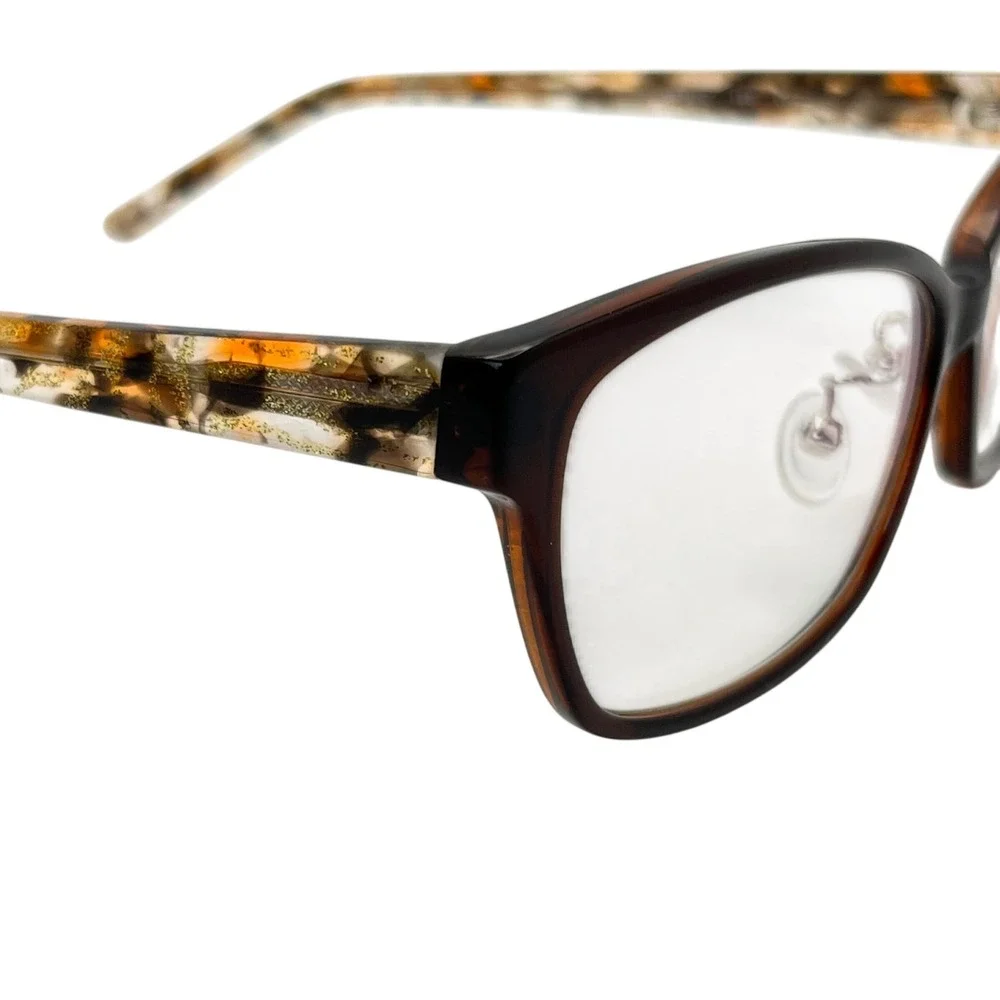 Red Lotus by Zyloware New Eyeglass Frames Demo Glass 55-15-135 Tortoise AF225Z